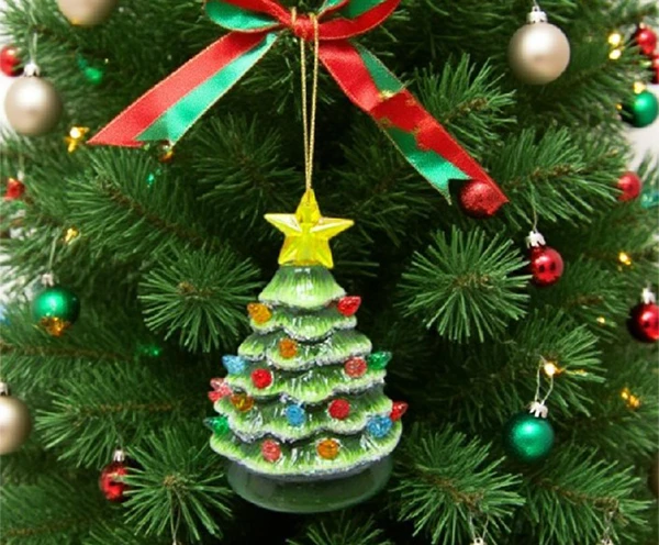 Cén cineál ornáidí crann Nollag is féidir freastal ag an am céanna ar dhá riachtanais na dtomhaltóirí agus na miondíoltóirí le linn an tséasúir saoire?