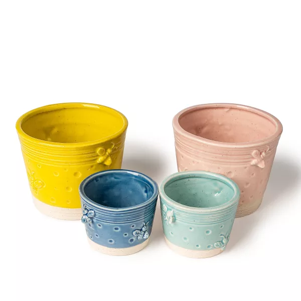 Próca Candle Ceirmeach Céir bheach