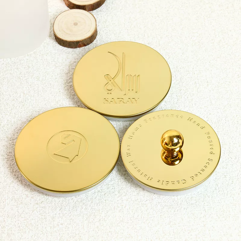 Lid Jar Coinnle Cruach Dhosmálta Deboss