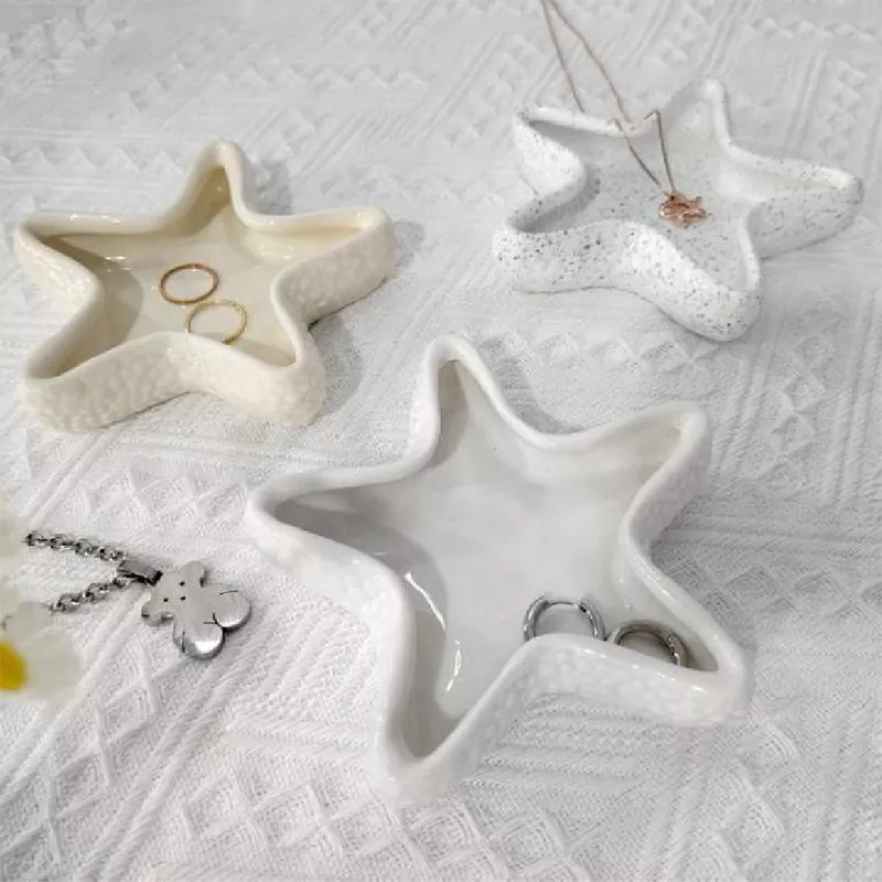 Tráidire jewelry ceirmeach bhlaosc agus starfish